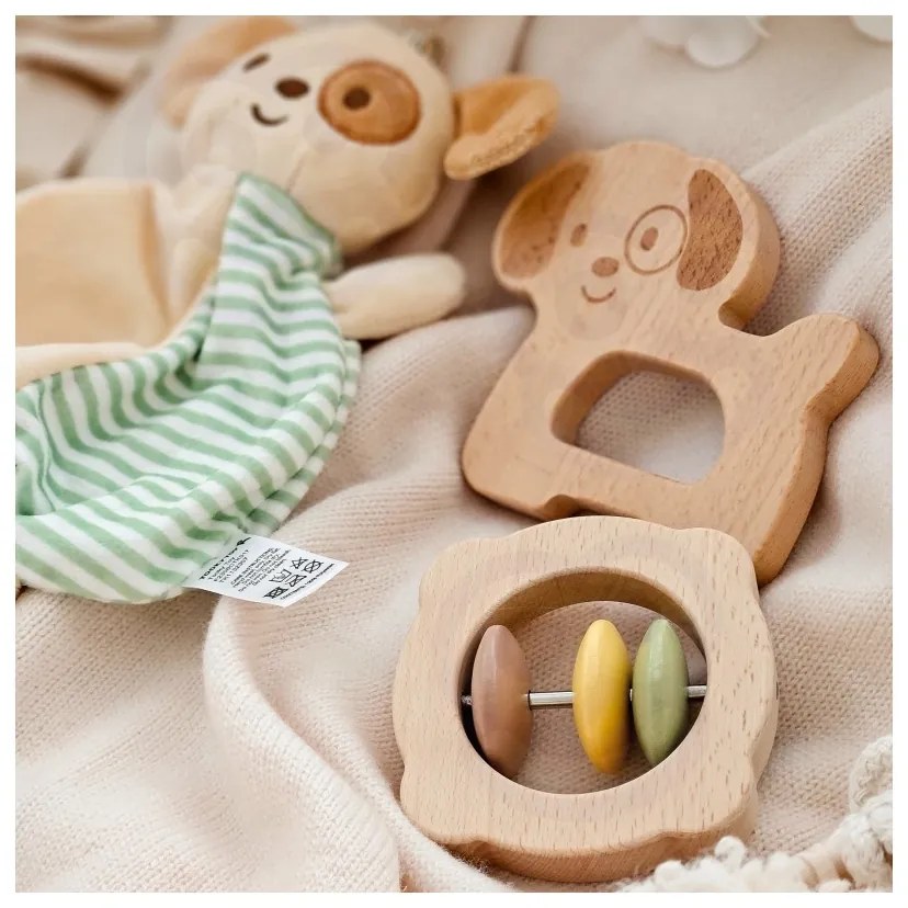 Tooky toy zestaw upominkowy szczeniaczek grzechotka