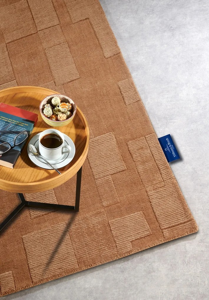 Dywan wełniany Villeroy & Boch Wilhelmine odcienie brązowego 80 cm x 250 cm