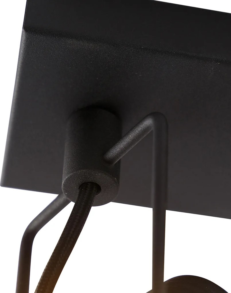 Inteligentny spot czarny z 2 żarówkami Wifi GU10 - Suplux