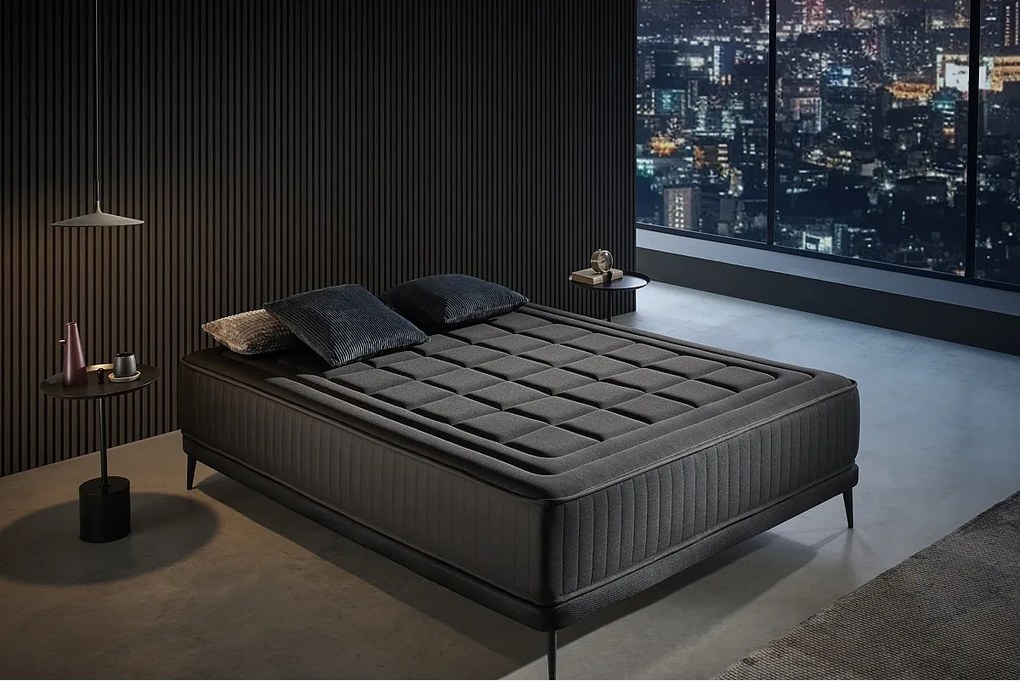 Materac Wiskoelastyczny Magnum Black, 135x200 cm -Moonia