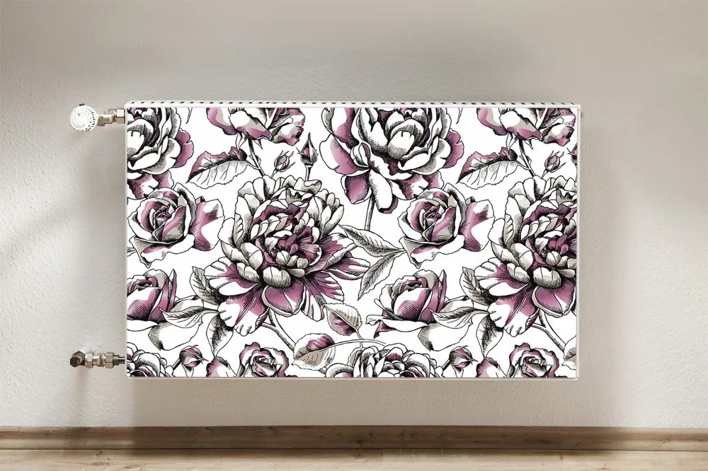 Mata dekoracyjna grzejnikowa Róże