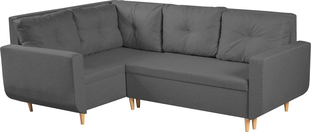 Narożnik z funkcją spania RODI Turkusowy