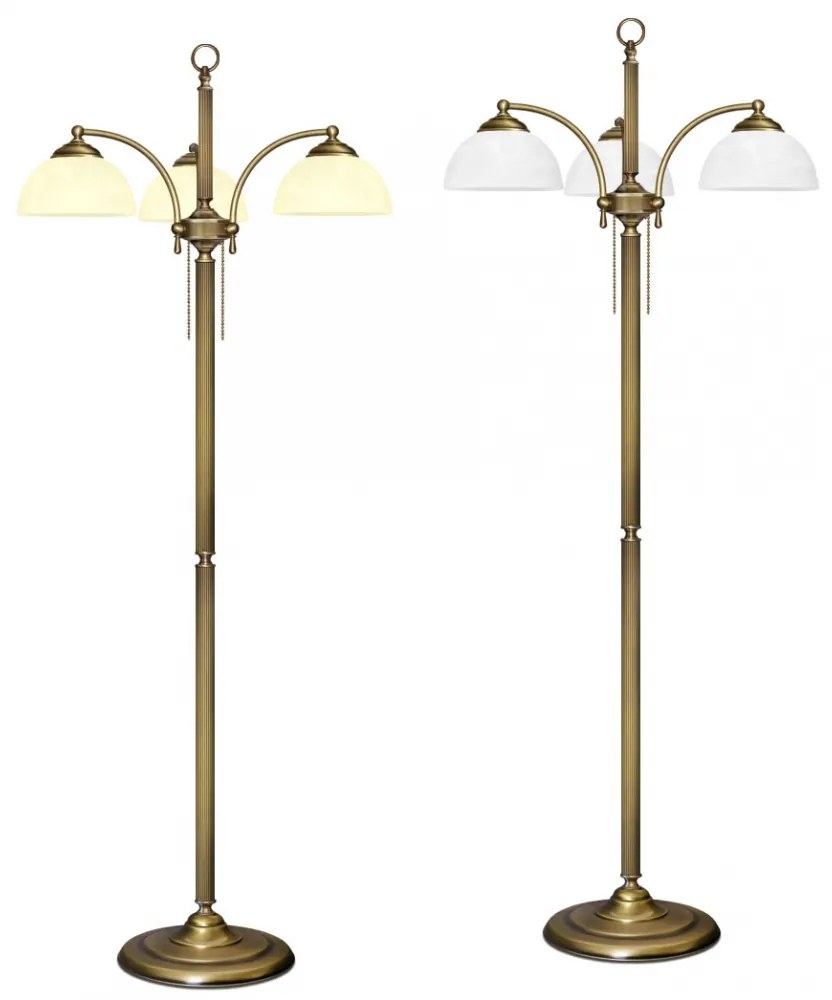Lampa podłogowa mosiężna V-P3