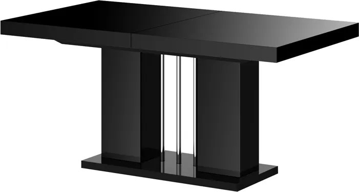 Stół do salonu z rozkładanym blatem Lorena wysoki połysk