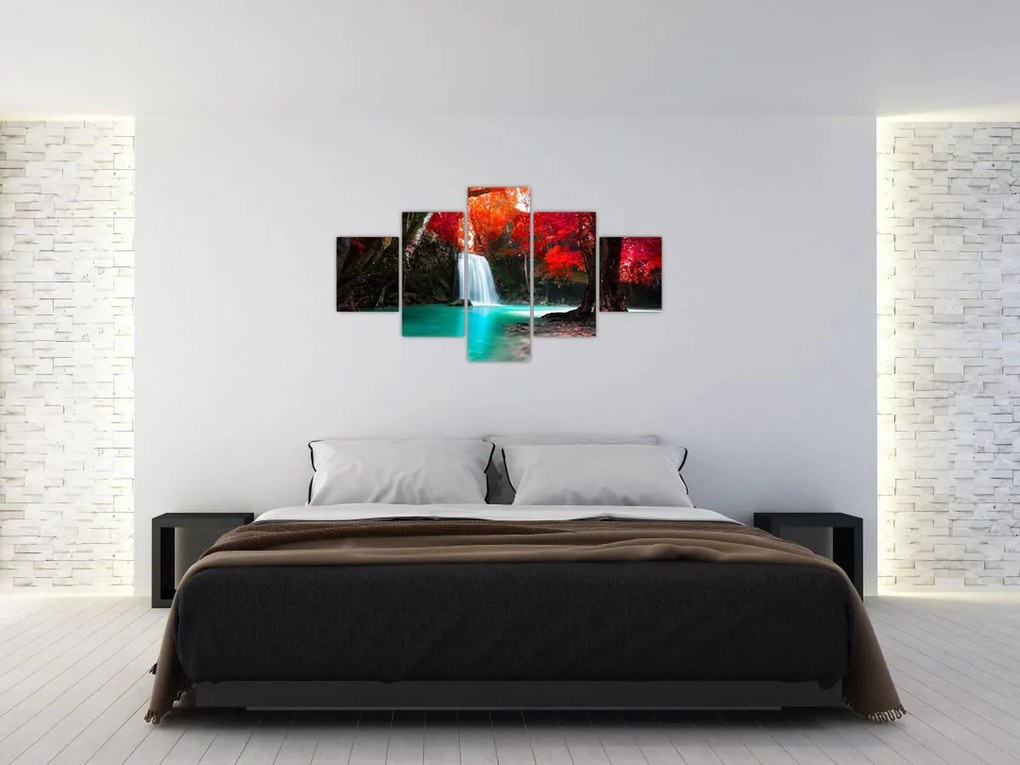 Obraz - Wodospad (125x70 cm)
