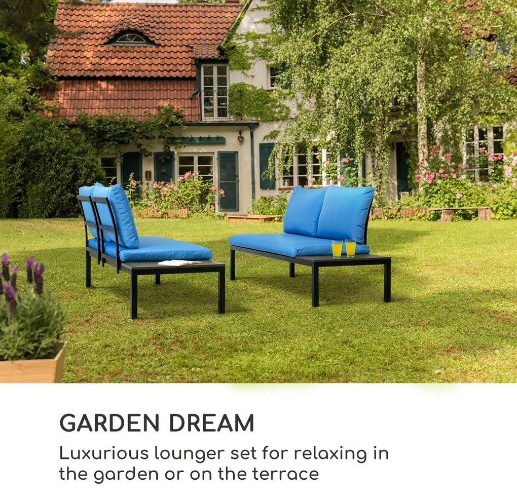 Blumfeldt Cartagena Lounger 2-osobowa kanapa ogrodowa