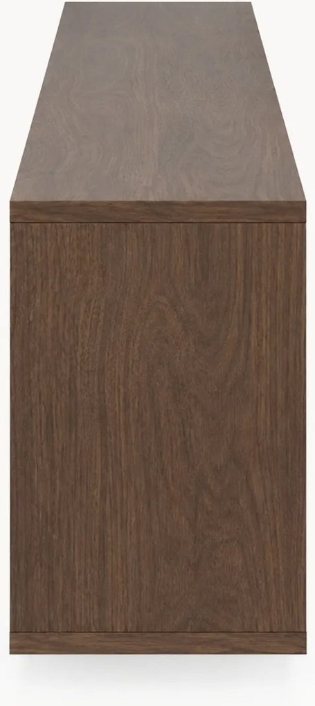 Szafka RTV czterodrzwiowa Zolia 180 cm wisząca - orzech elegant