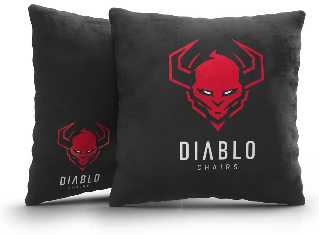 Poduszka dekoracyjna Diablo Chairs, czarna