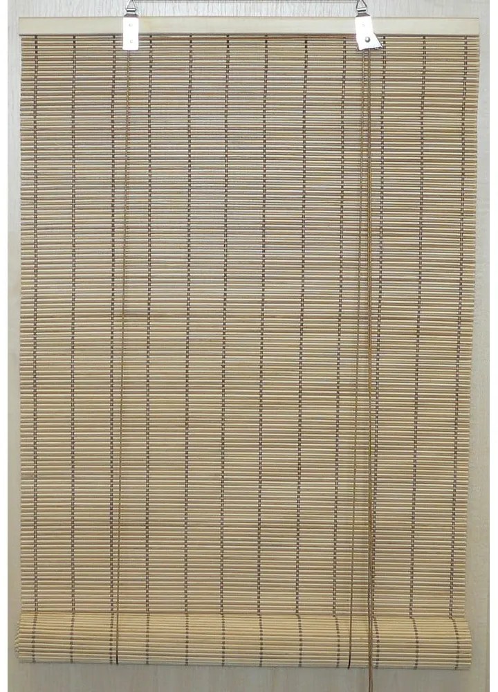 Bambusowa roleta w naturalnym kolorze 80x160 cm Brutus – Gardinia