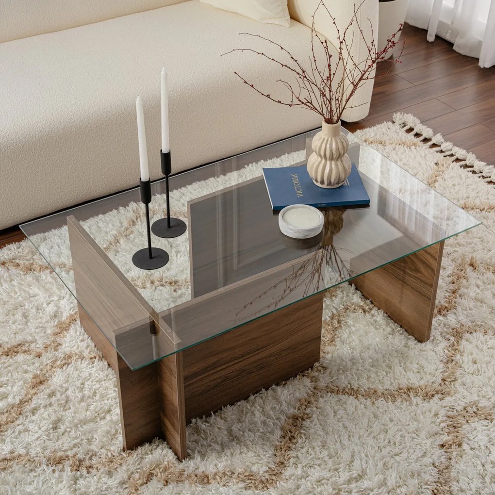 Stolik kawowy Vetrino Walnut