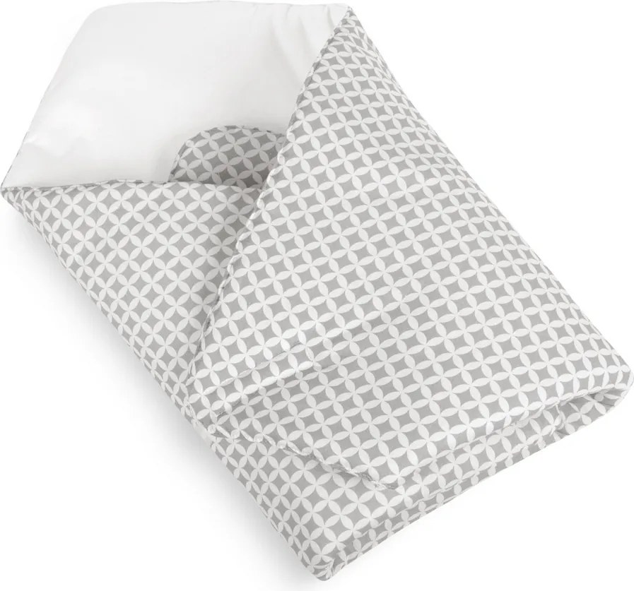 Bellatex Rożek dziecięcy Romby szary, 75 x 75 cm