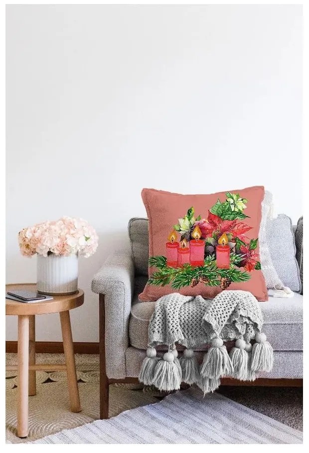 Poszewka na poduszkę ze świątecznym motywem 43x43 cm – Mila Home