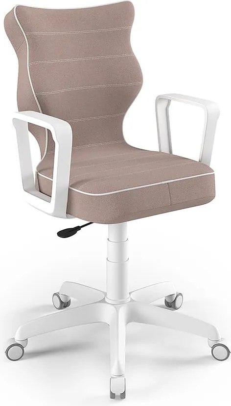 Krzesło obrotowe z podłokietnikami Norm White rozmiar 5 (146-176,5 cm)