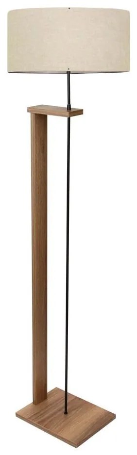 Lampa stojąca AYD 1xE27/40W/230V brązowo-beżowa