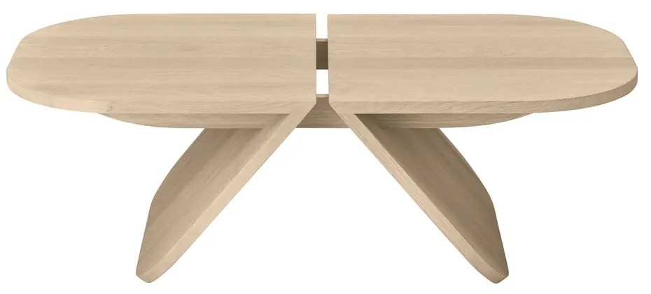 Stolik z litego drewna dębowego w naturalnym kolorze 54x100 cm Avio – Blomus