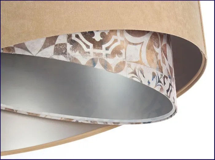 Beżowa lampa wisząca nad stół R5-T65