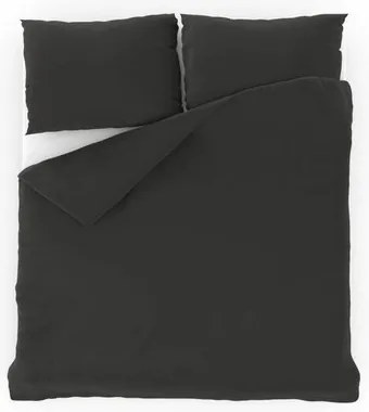 Kvalitex Pościel bawełniana ciemnoszara, 220 x 200 cm, 2 szt. 70 x 90 cm, 220 x 200 cm, 2 szt. 70 x 90 cm