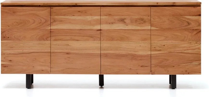Komoda z litego drewna akacjowego w naturalnym kolorze 200x88x40 cm Uxue – Kave Home
