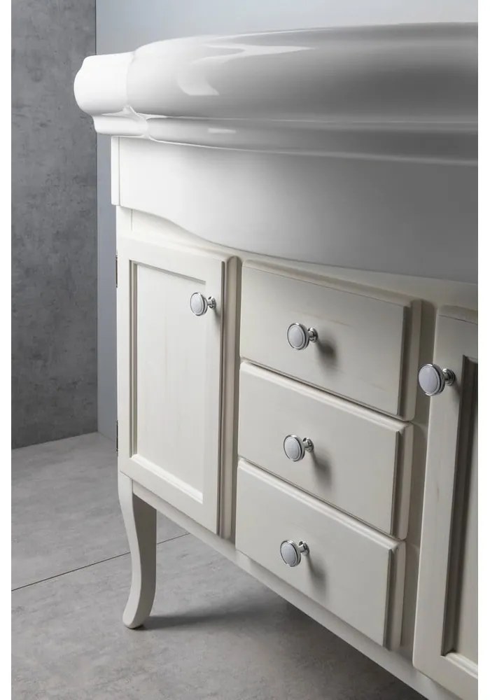 Biała ceramiczna umywalka 100x54,5 cm Retro – Sapho