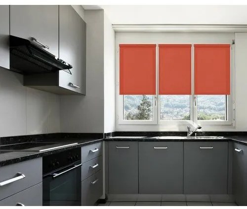 Roleta MINI Rainbow Line czerwony 73 x 150 cm, 73 x 150 cm