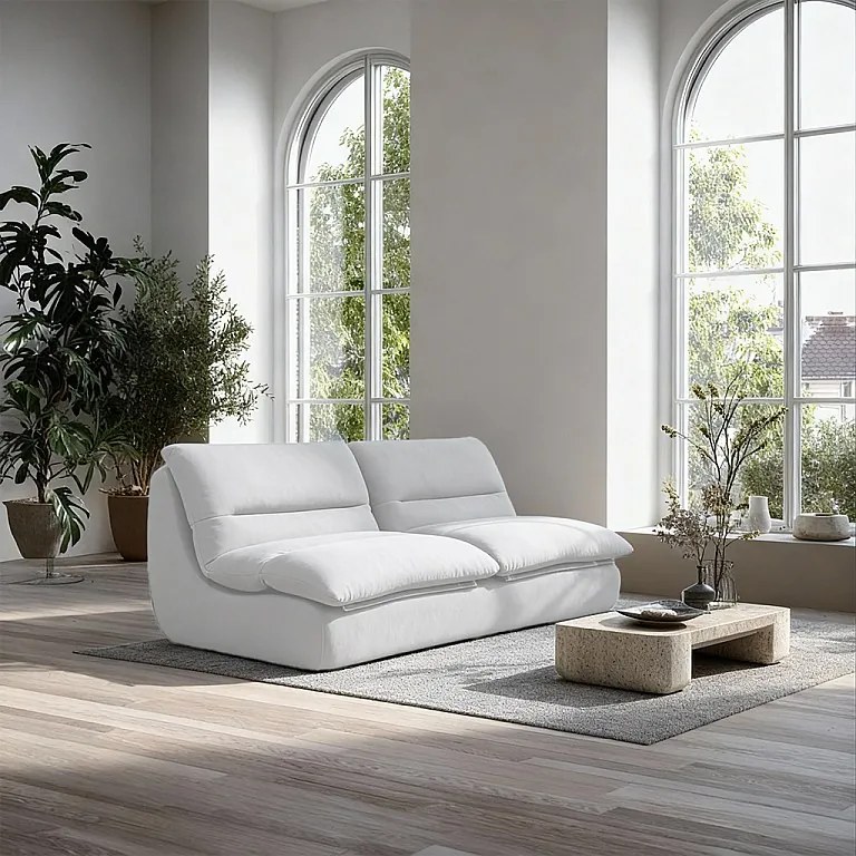 Coco Living Sofa Nuvia Podwójna 2-osobowa – biały