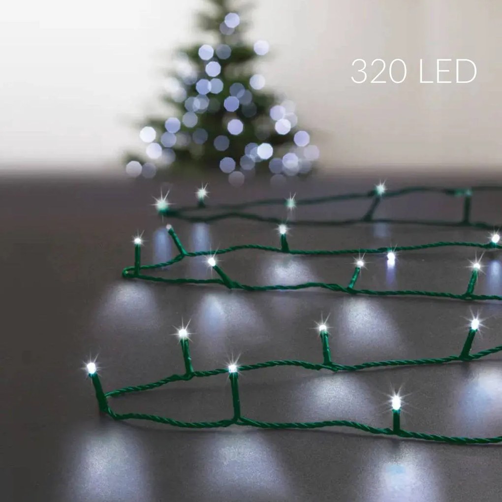 Łańcuch świetlny zewnętrzny, 320 LED