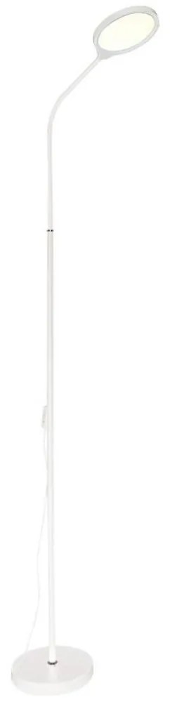 Zuma Line SM-609-WH - LED lampa stojąca 10W 230V biała, ściemnialna