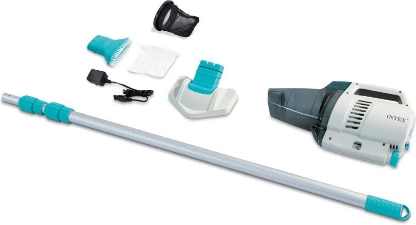 Odkurzacz bezprzewodowy do basenu i SPA Intex 628 z kijem teleskopowym 280 cm