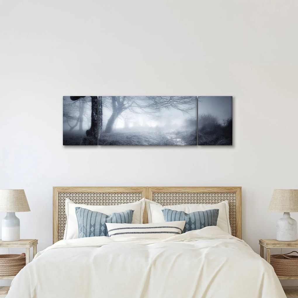Obraz- Droga we mgle (170x50 cm)