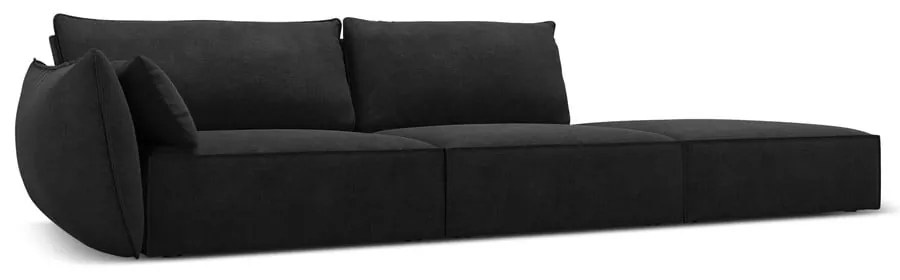Ciemnoszary szezlong (lewostronny) Vanda – Mazzini Sofas