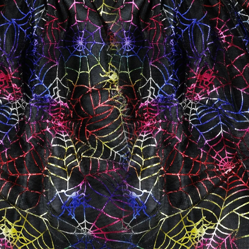 Rappa Dziecięca spódniczka czarownicy zpajęczynami