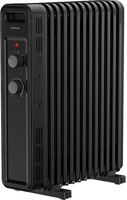 Olejowy grzejnik elektryczny SENCOR SOH 3513BK 2500 W Czarny