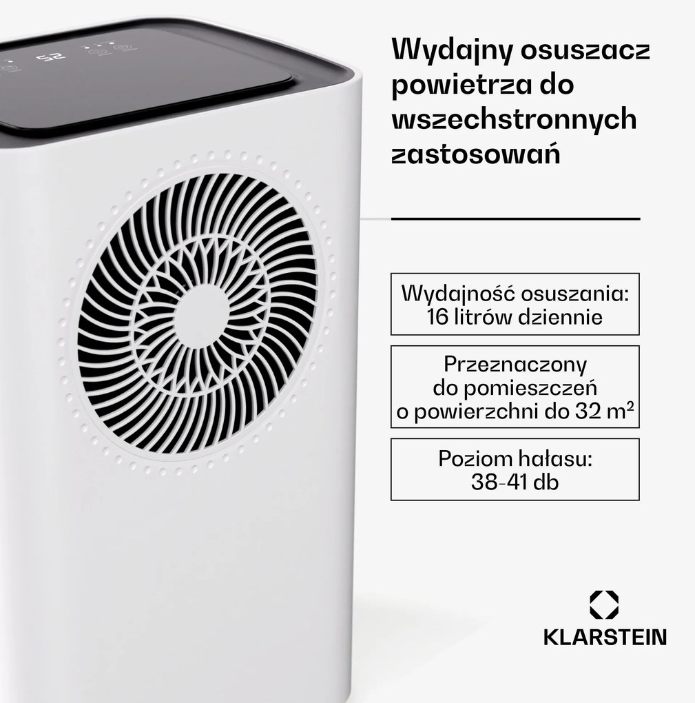 Klarstein CircleDry 16L Smart osuszacz powietrza