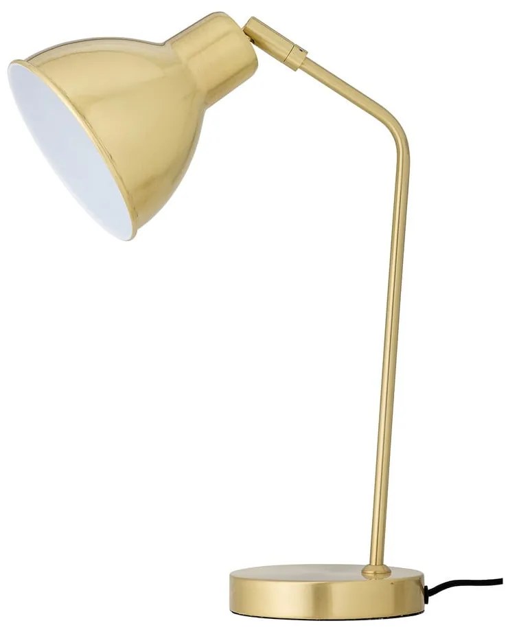 Lampa stołowa w kolorze mosiądzu z metalowym kloszem (wysokość 29 cm) Catya – Bloomingville