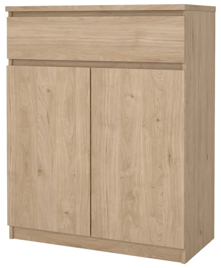 Komoda w dekorze dębu w naturalnym kolorze 80x100x40 cm Naia – Tvilum