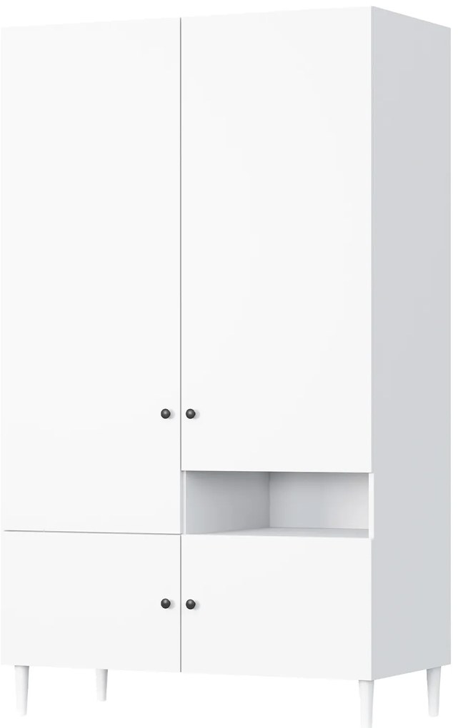 Szafa DULLUM 120x205cm, biała