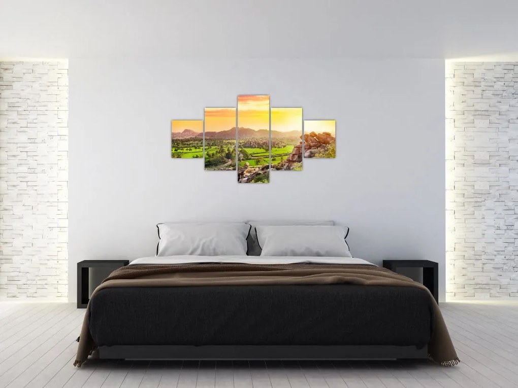 Obraz doliny Hampi w Indiach (125x70 cm)