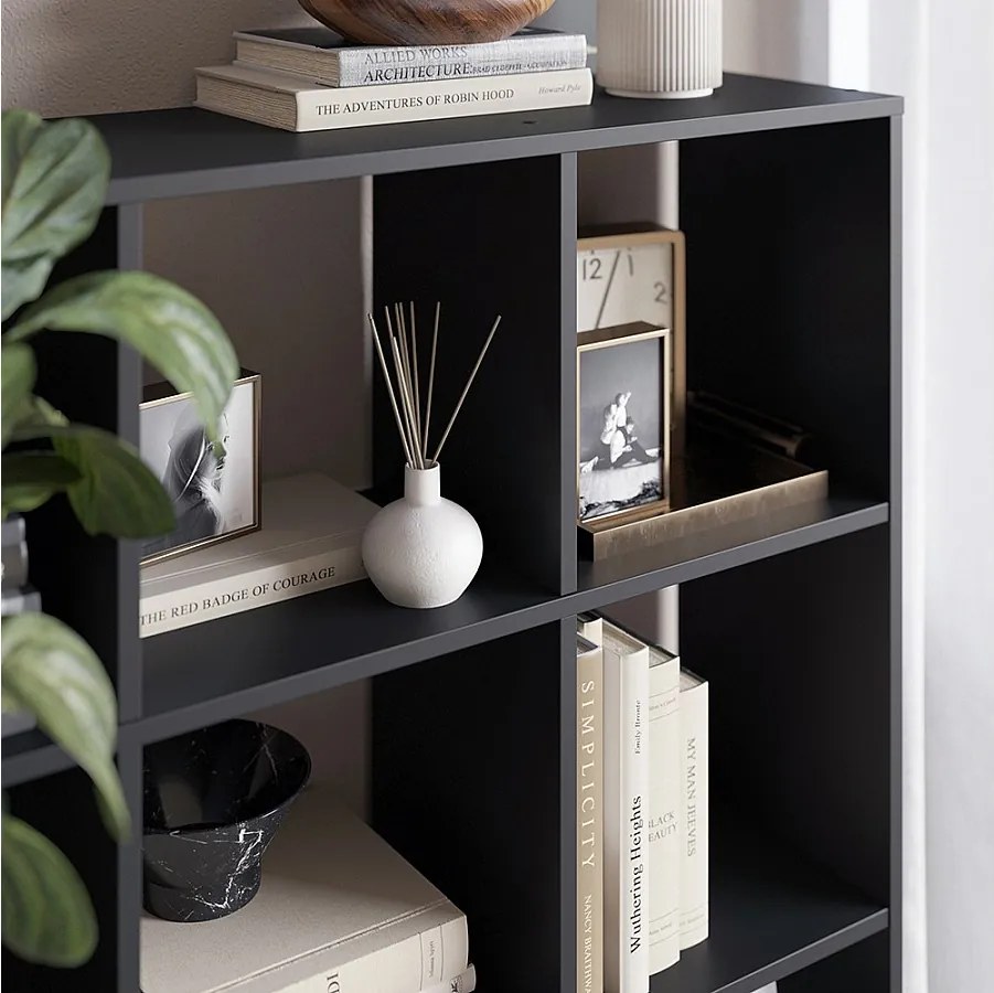 Room Divider czarny 104x29x108 nove