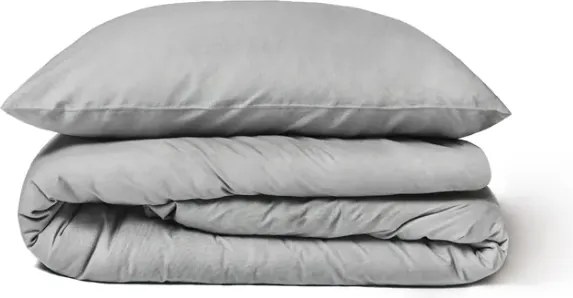 PrzytulneMieszkanie.pl PrzytulneMieszkanie.pl Bawełniana pościel CALMORA jasnoszara Rozmiar pościeli: 2 szt 70 x 90 cm | 160 x 220 cm