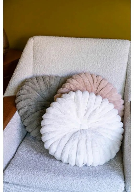 Poduszka Flower biały, śr. 38 cm