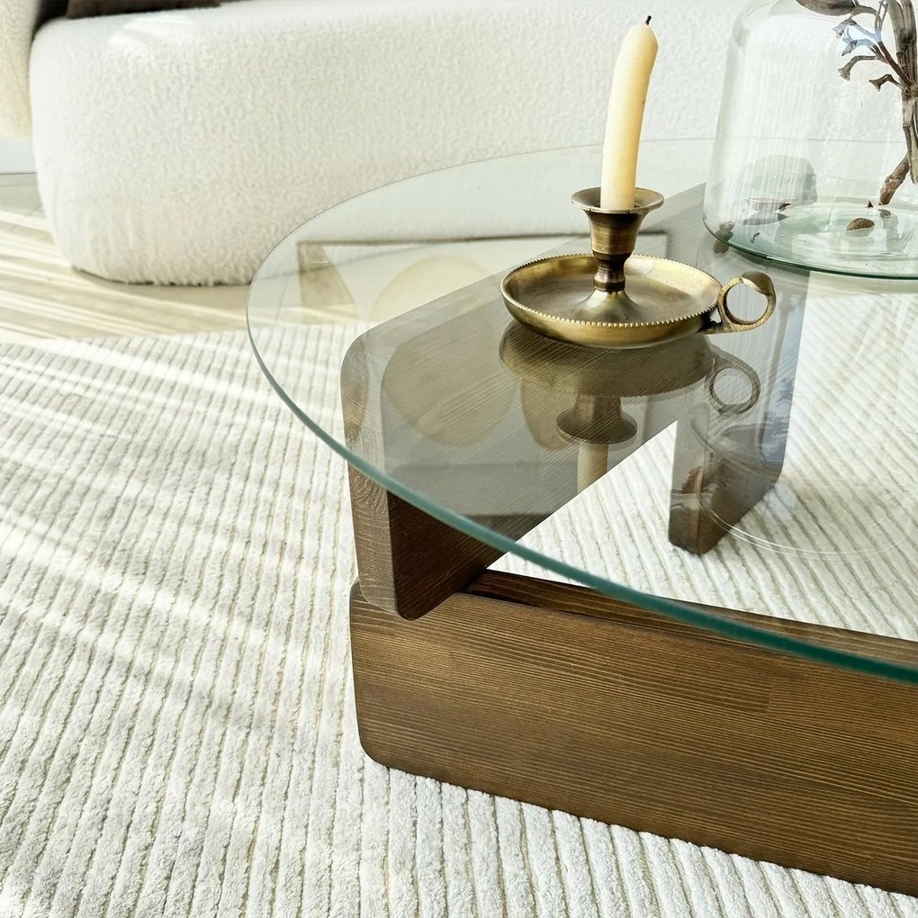 Stolik konferencyjny Mia Walnut