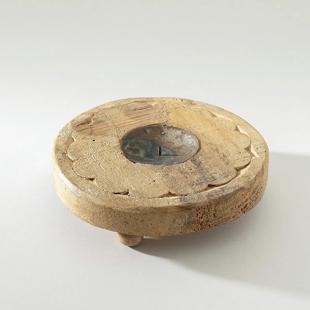 Podstawka na świecę Rustic Flame 15 cm