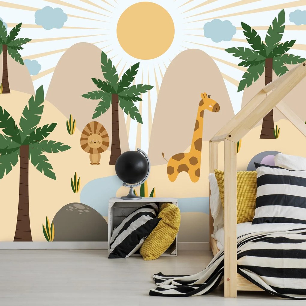 Fototapeta - Park safari (196x136 cm)
