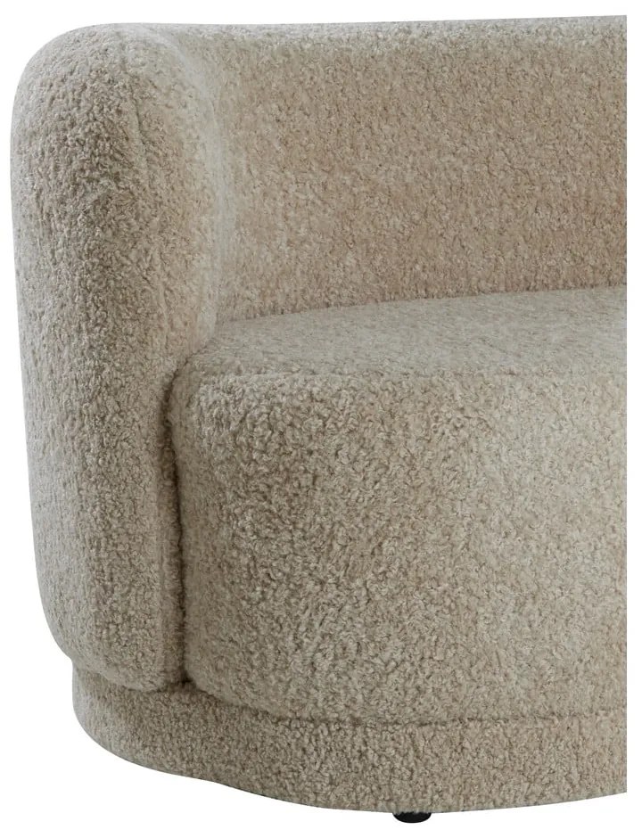 Beżowa sofa z materiału bouclé 175 cm Amelie – Light &amp; Living