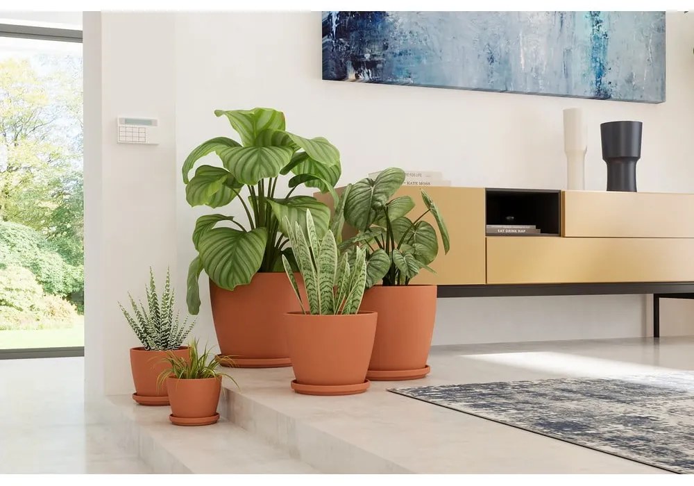 Terakotowa podstawka pod doniczkę ø 28 cm Natural – Artevasi