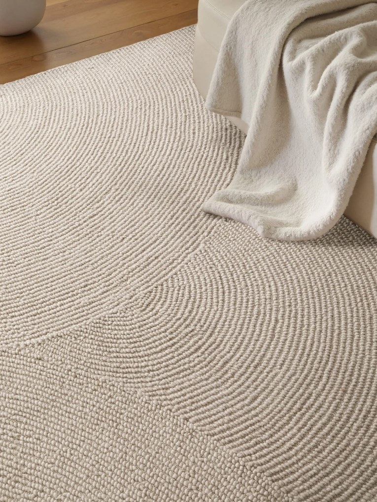 Dywan wełniany Hanse Home Eleni kremowy 80 cm x 300 cm