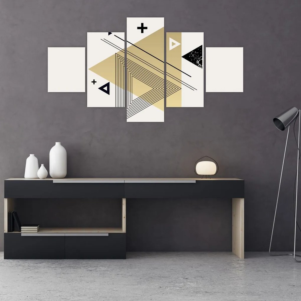 Obraz - Kształty geometryczne N⁰4 (125x70 cm)