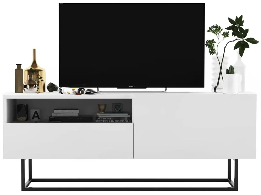 Szafka rtv z szufladą biała Z3-S16