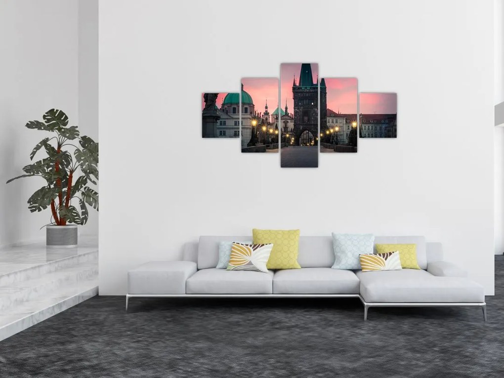 Obraz  - Na Moście Karola (125x70 cm)