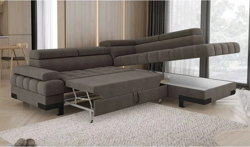 Narożnik SELVA L z funkcją spania i pojemnikiem AUSTIN 05 WERSAL